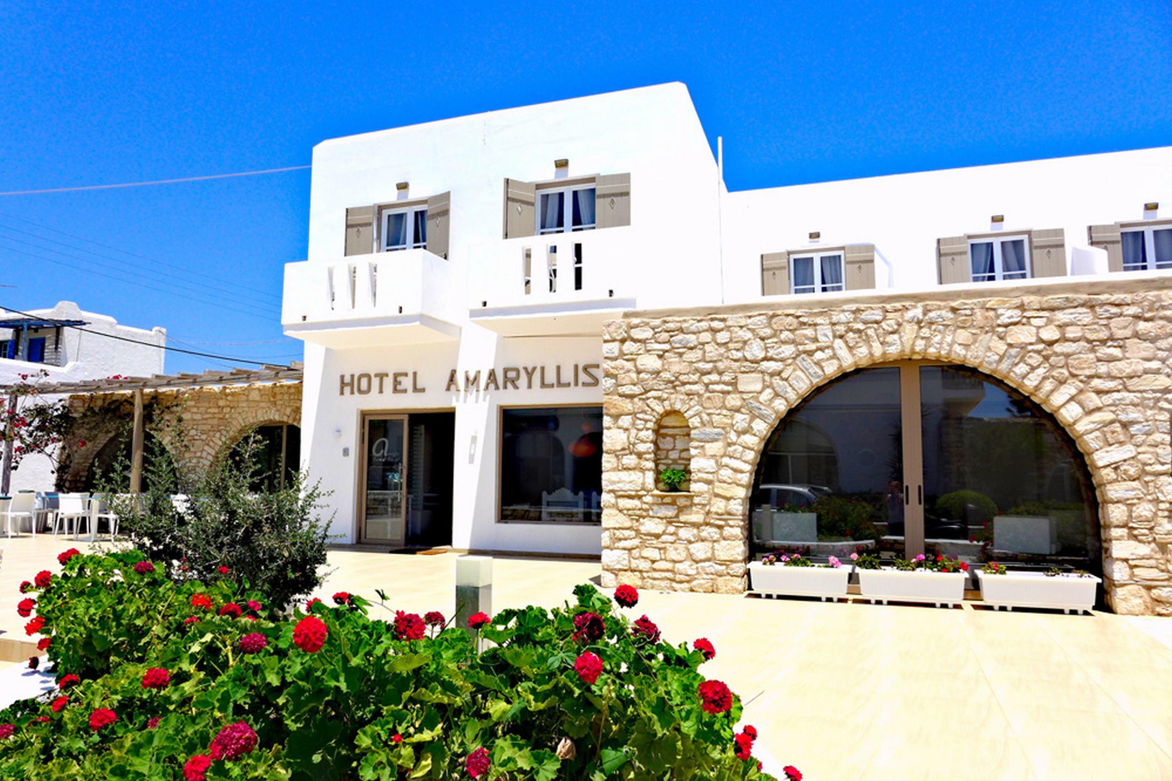 Amaryllis Beach Hotel Chrisi Akti  Bagian luar foto
