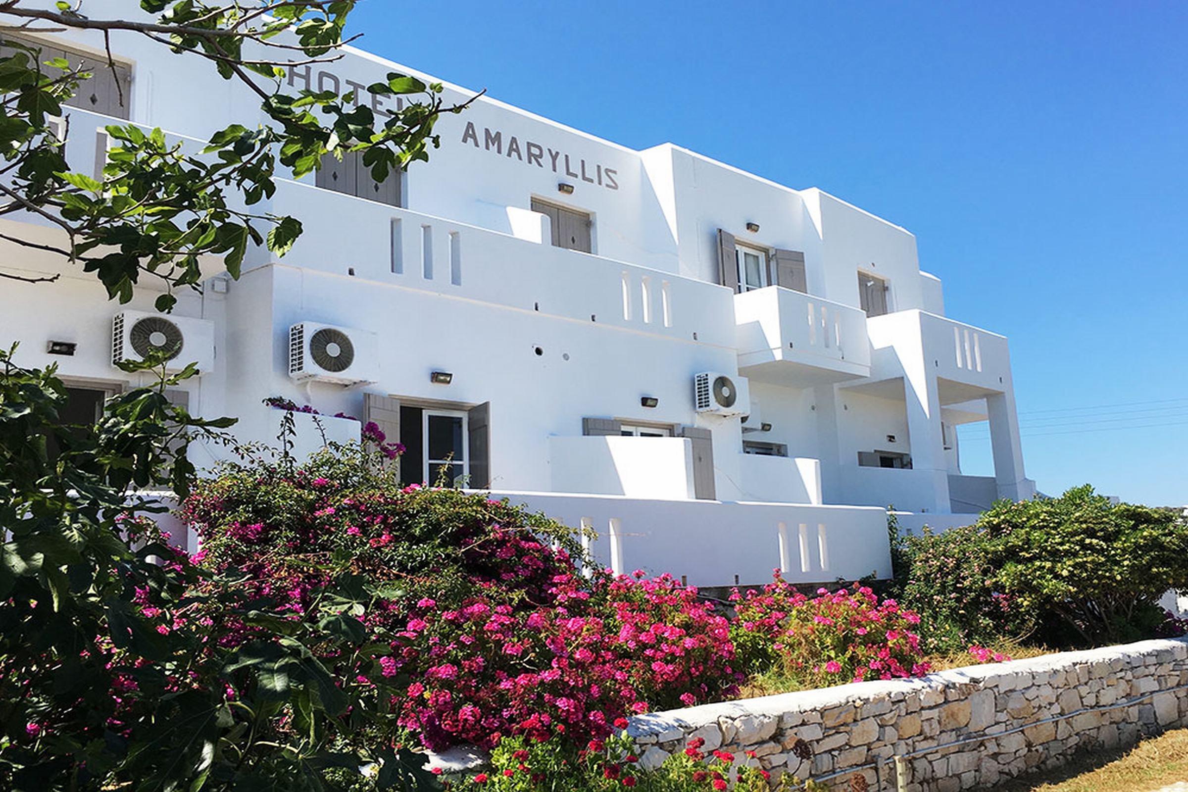 Amaryllis Beach Hotel Chrisi Akti  Bagian luar foto