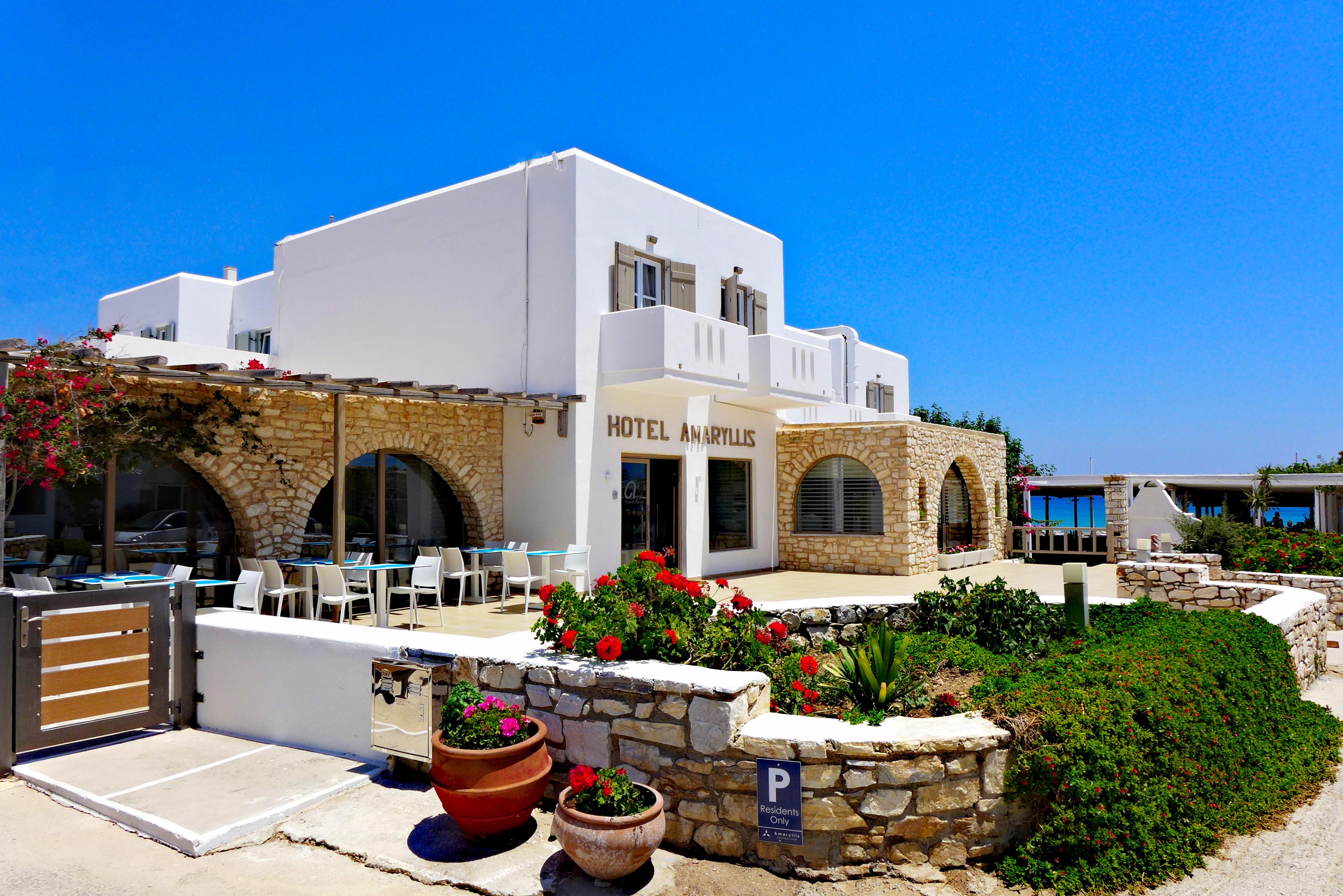 Amaryllis Beach Hotel Chrisi Akti  Bagian luar foto