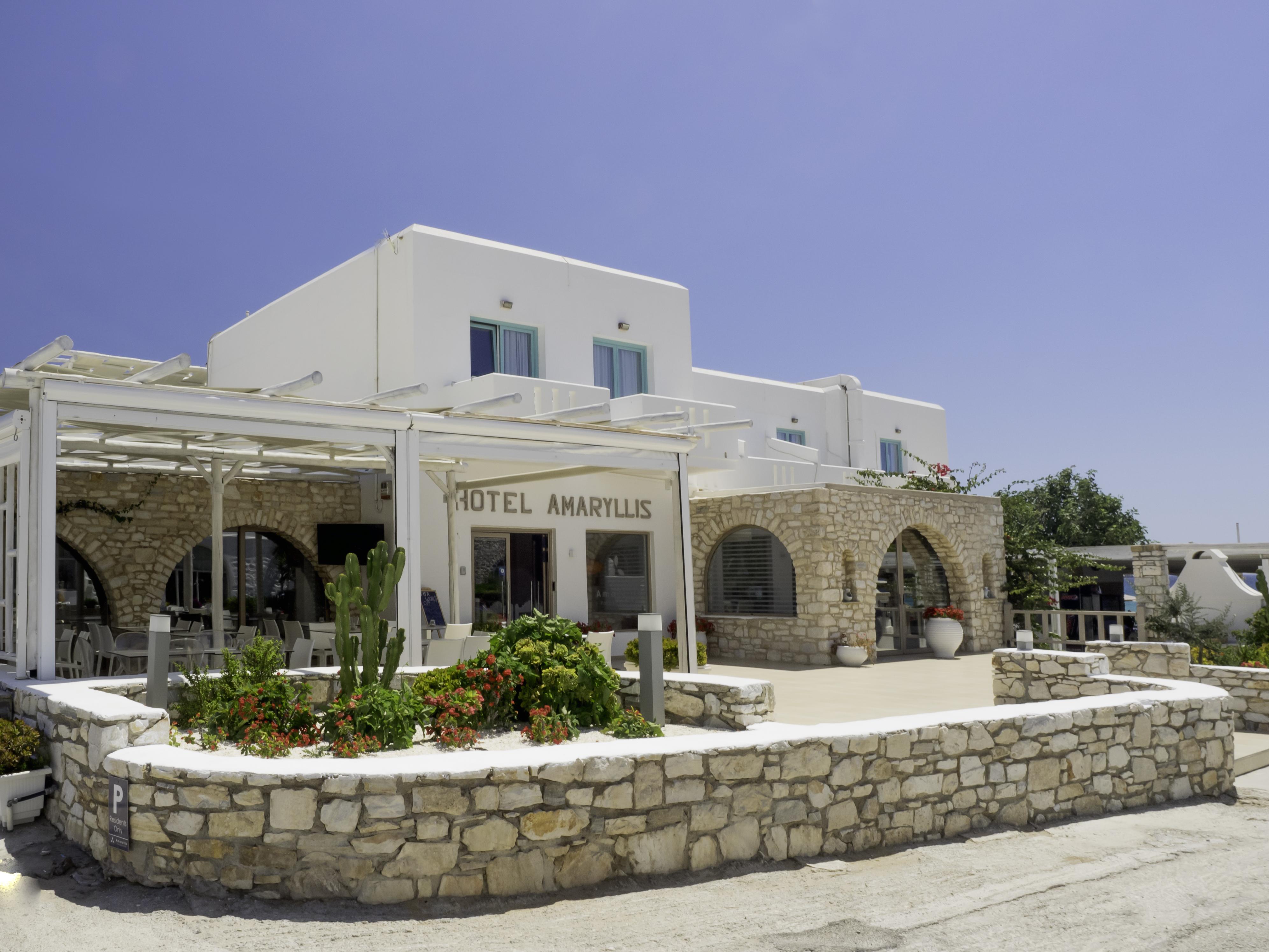 Amaryllis Beach Hotel Chrisi Akti  Bagian luar foto