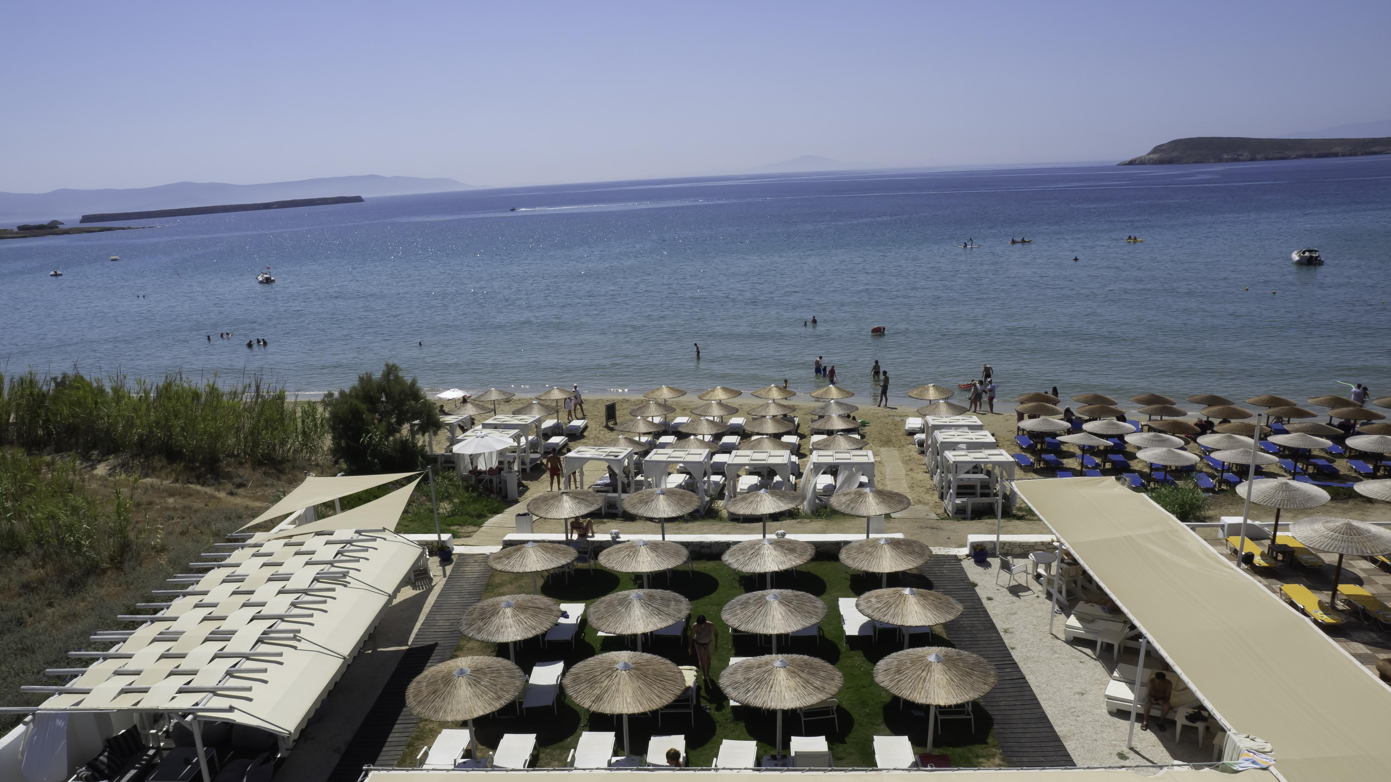 Amaryllis Beach Hotel Chrisi Akti  Bagian luar foto