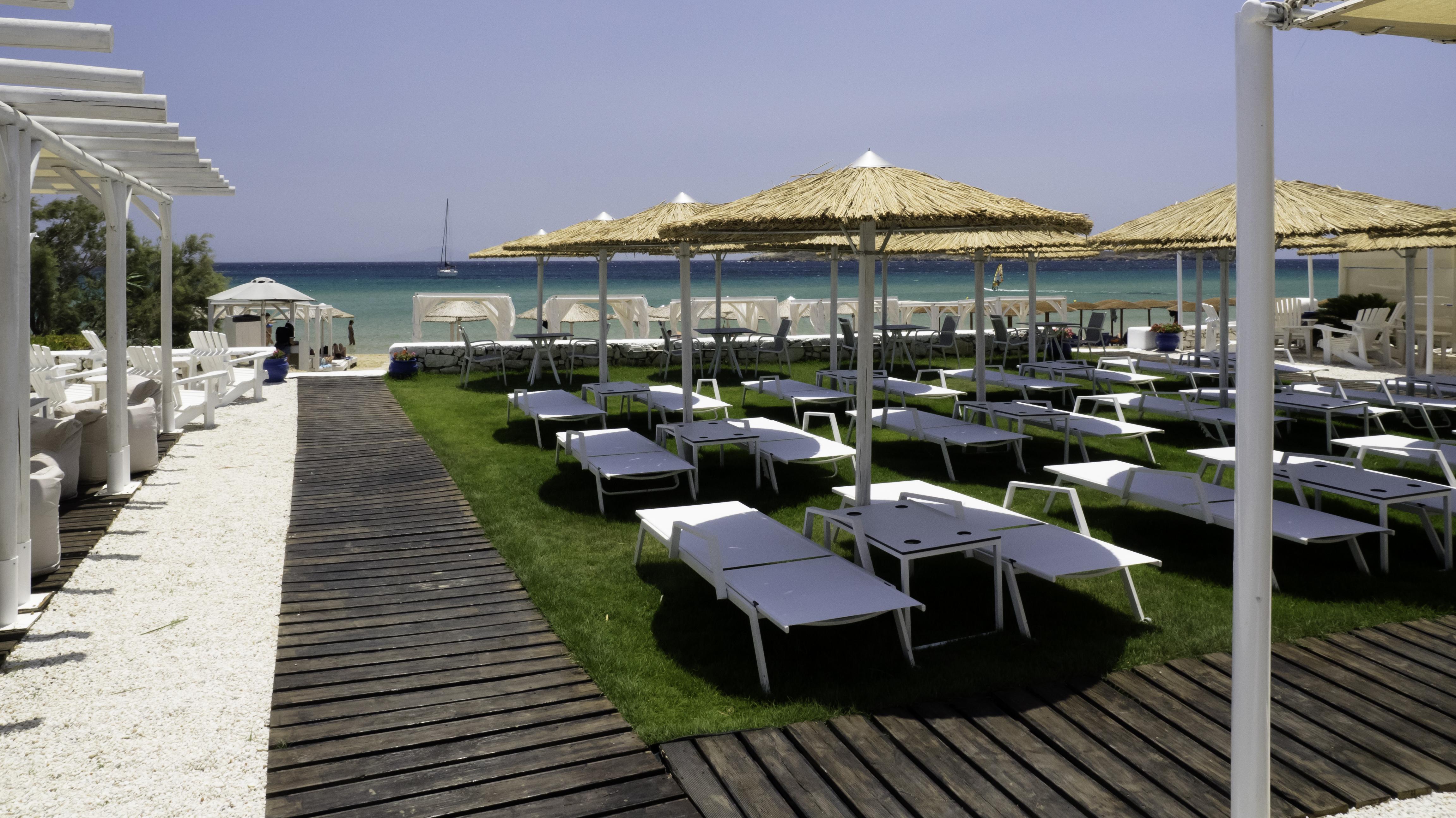 Amaryllis Beach Hotel Chrisi Akti  Bagian luar foto