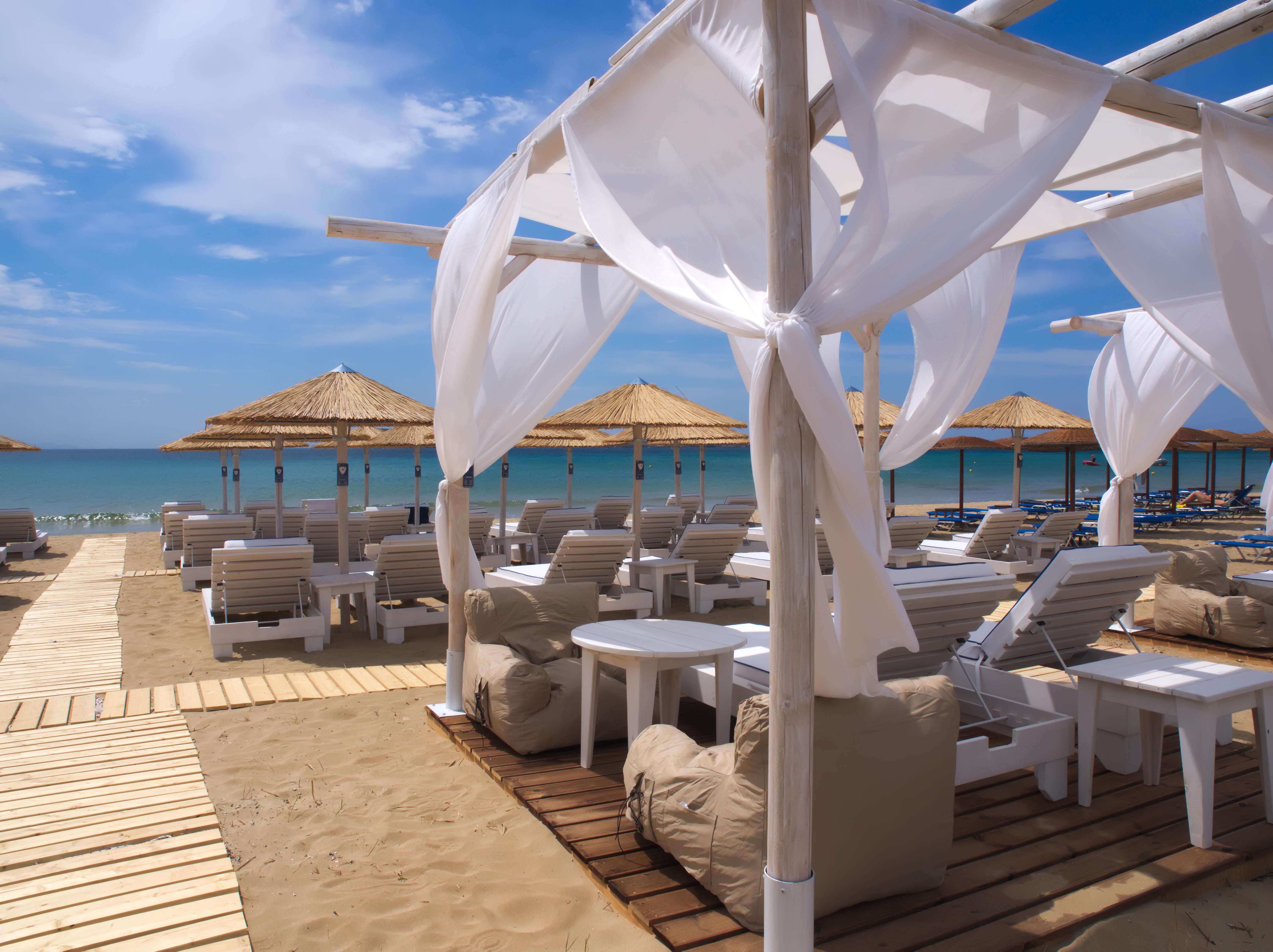 Amaryllis Beach Hotel Chrisi Akti  Bagian luar foto