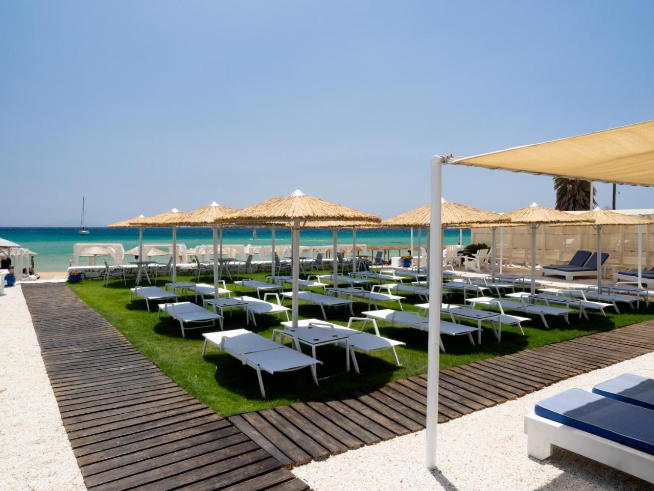 Amaryllis Beach Hotel Chrisi Akti  Bagian luar foto